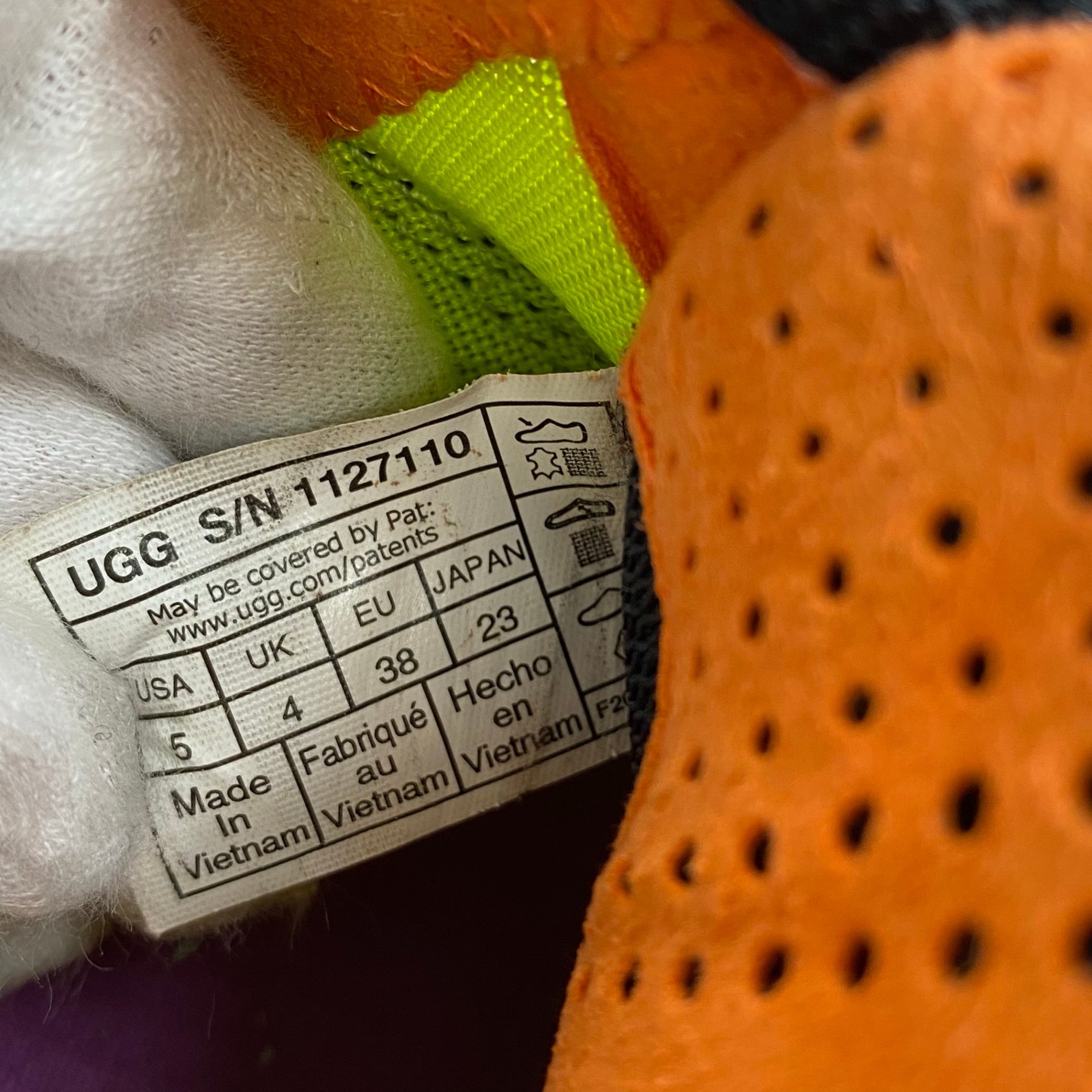 UGG アグ / CA805 マルチFABRICスニーカー 参考定価：23,000+tax SIZE:23cm