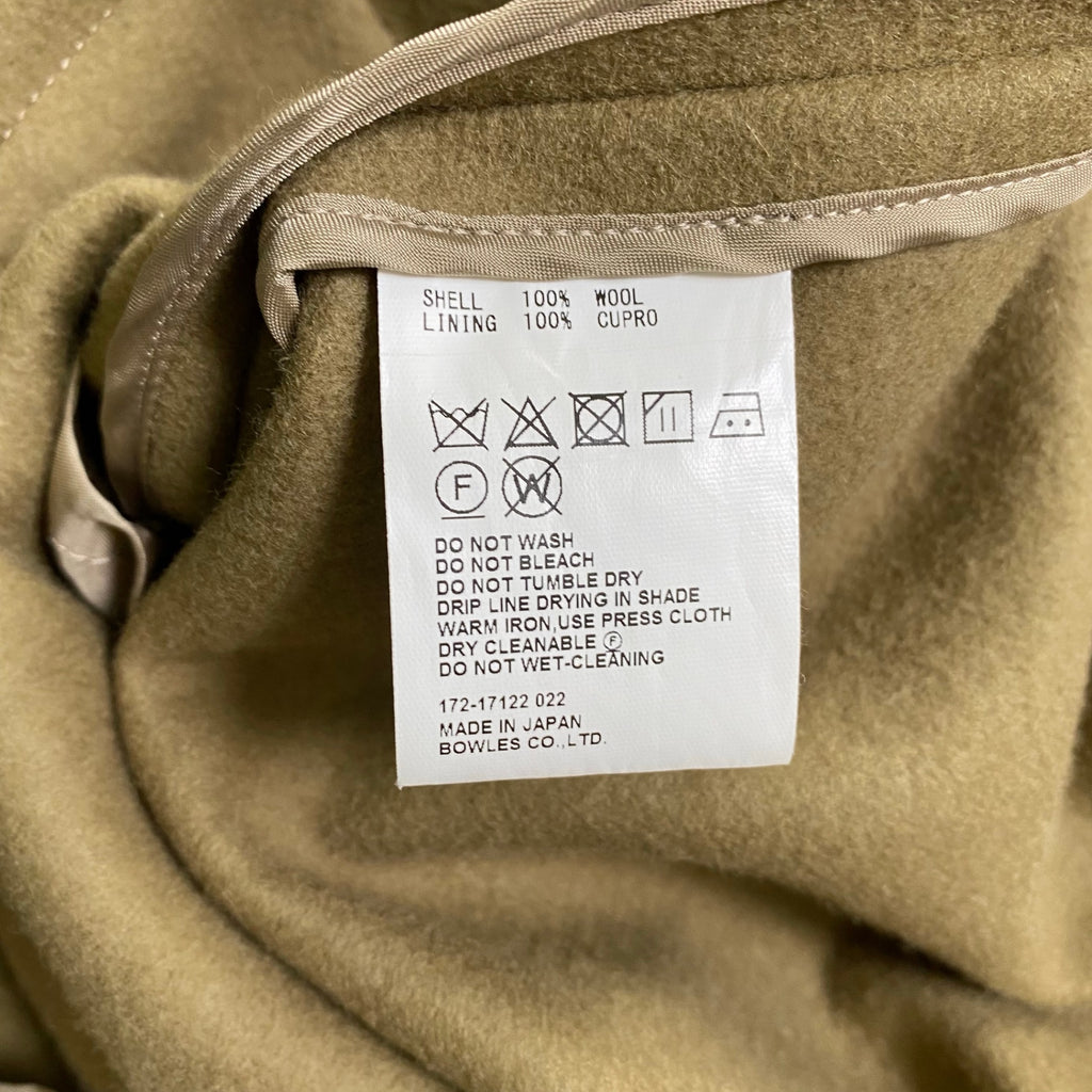 HYKE ハイク / ウールショップコート モスグリーン 参考定価：68,000+tax SIZE:2