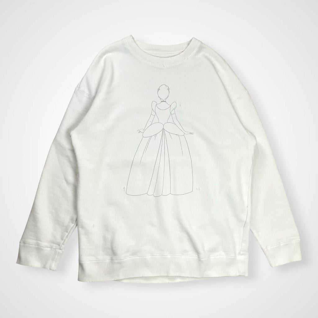 RON HERMAN × Disney ロンハーマン ディズニー / SWEAT PULL OVER "Cinderella" スウェット シンデレラ ホワイト SIZE:S
