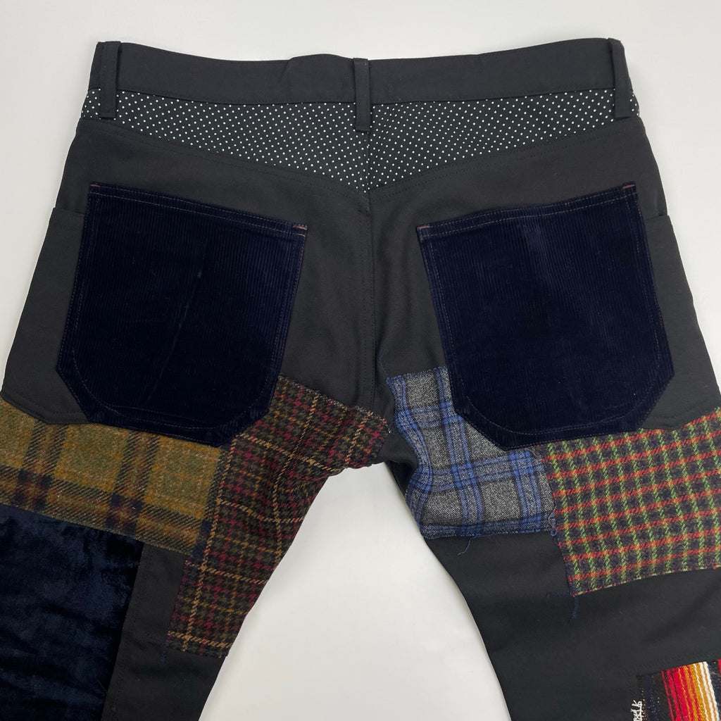 JUNYA WATANABE MAN ジュンヤワタナベ / 22AW パッチワーク5Pデニムパンツボトム 参考定価：70,000程度 SIZE：L
