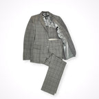 CC COLLECTION CORNELIANI / バージンウール チェック柄スーツ 参考定価：160,000程度 SIZE:46