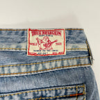 TRUE RELIGION / USA製 JOEY BIG T ダメージ加工フレアデニムパンツ SIZE:28