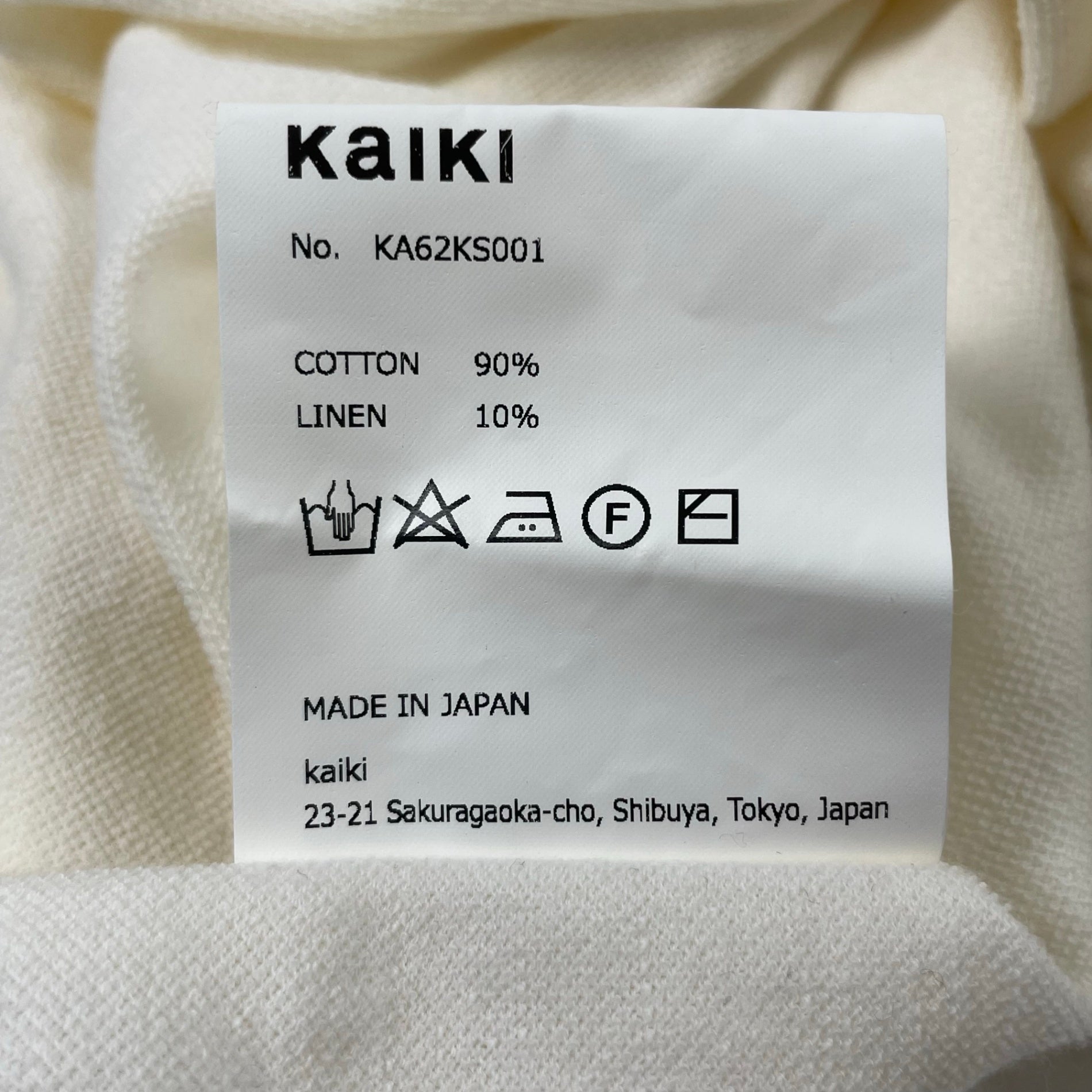 kaiki / リンガーリブロンT 参考定価：17,000+tax SIZE:FREE
