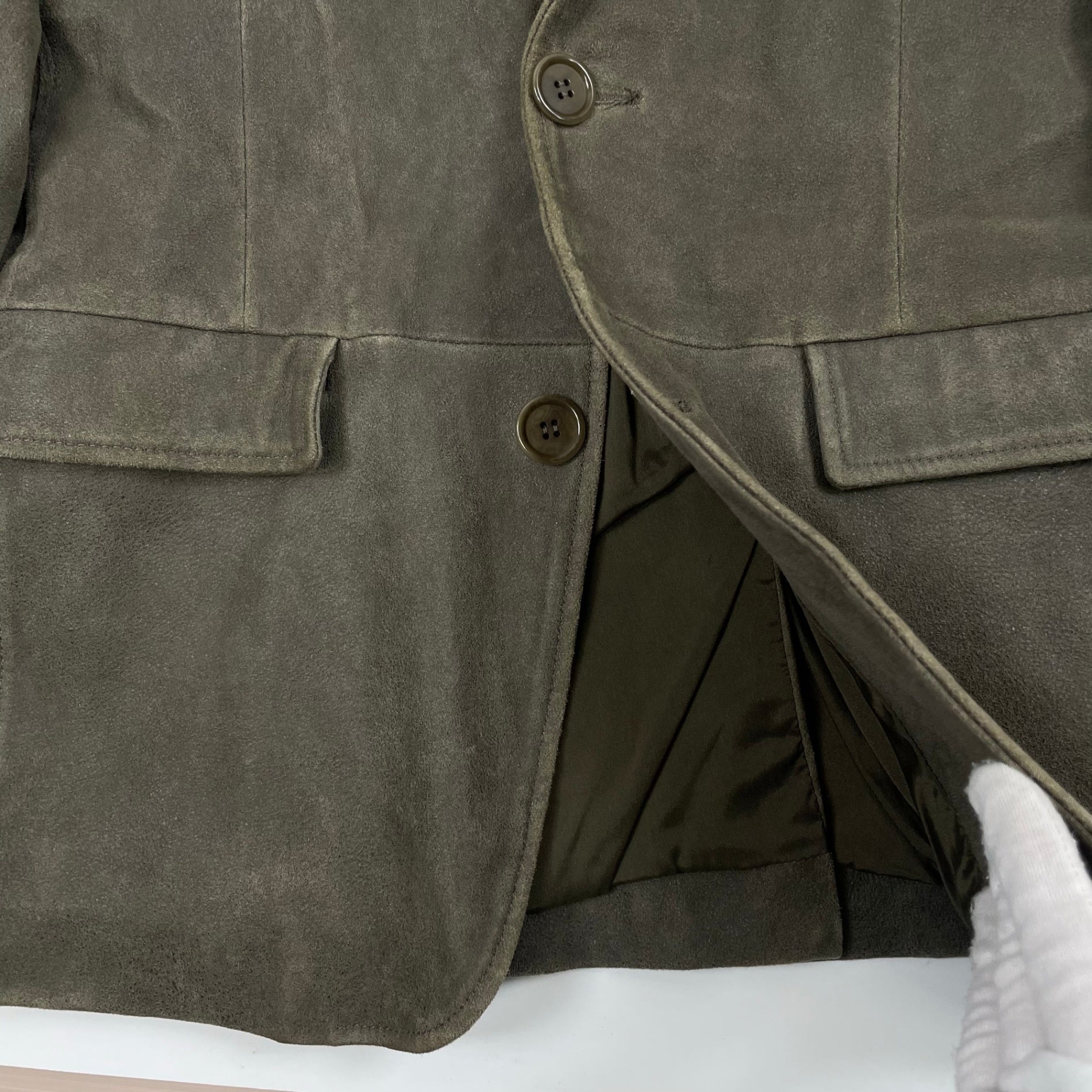 EMPORIO ARMANI エンポリオ アルマーニ / アーカイブ ラムレザースウェードジャケット SIZE:48