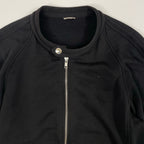 GREY DANIELE ALESSANDRINI / スウェット生地ライダースブルゾン 参考定価：60,000程度 SIZE:L程度