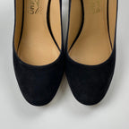 SALVATORE FERRAGAMO サルバトーレ フェラガモ / ヌバック ヒール パンプス SIZE:6 1/2（24cm程度）