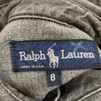 Ralph Lauren / USA製90sブラックデニムシャツ SIZE：8