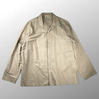 AURALEE オーラリー / SELVEDGE WEATHER CLOTH SHIRTS オープンカラー シャツ ベージュ 参考定価：22,000+tax SIZE：3