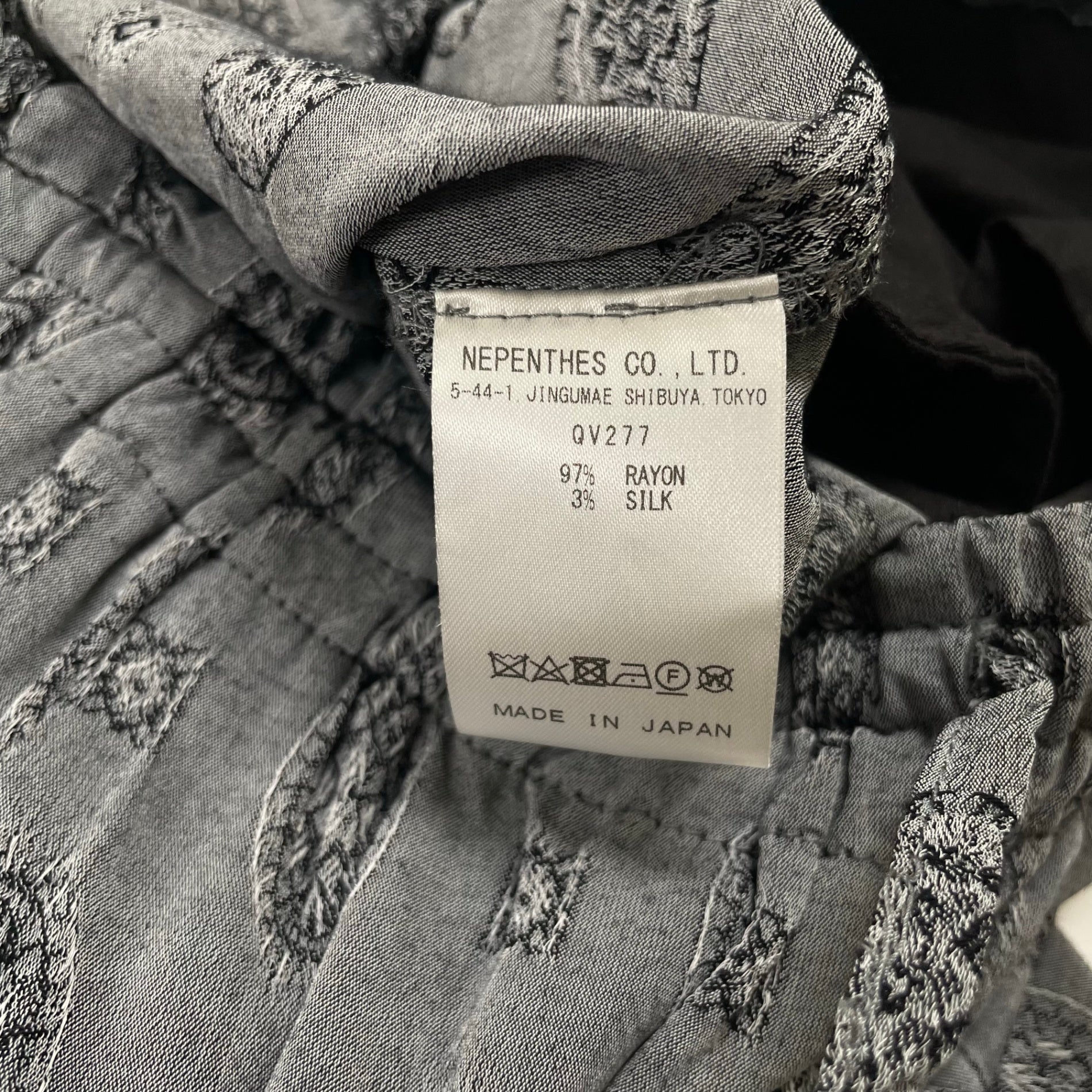 needles ニードルズ / レーヨンシルクH.D.Pant 参考定価：35,000程度 SIZE:2