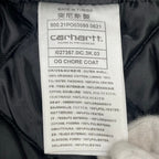 Carhartt WIP カーハート ワークインプログレス / OG CHORE COAT チョアコート ダック地 参考定価：43,000+tax SIZE:M
