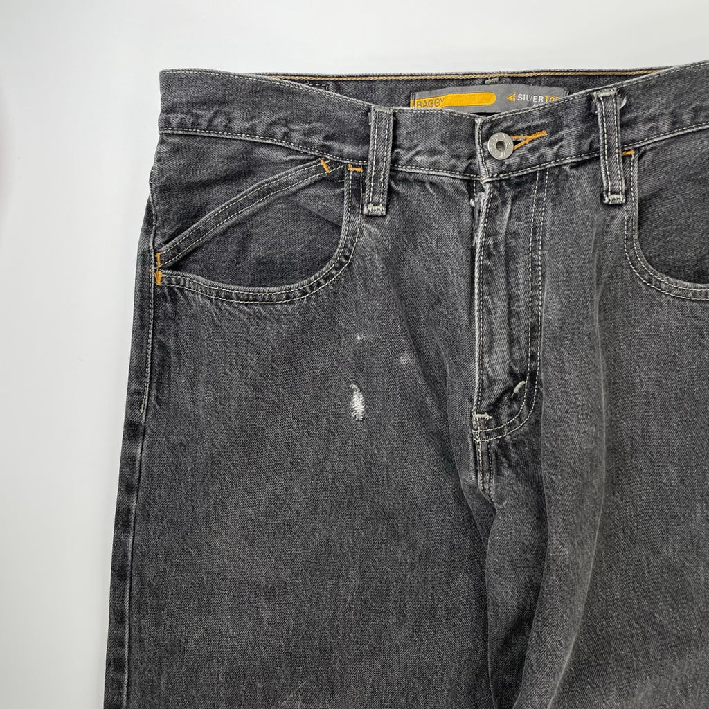 Levi's SILVER TAB リーバイス シルバータブ / 00s 先染め BAGGYデニム ブラック SIZE:W32×L30
