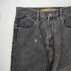 Levi's SILVER TAB リーバイス シルバータブ / 00s 先染め BAGGYデニム ブラック SIZE:W32×L30