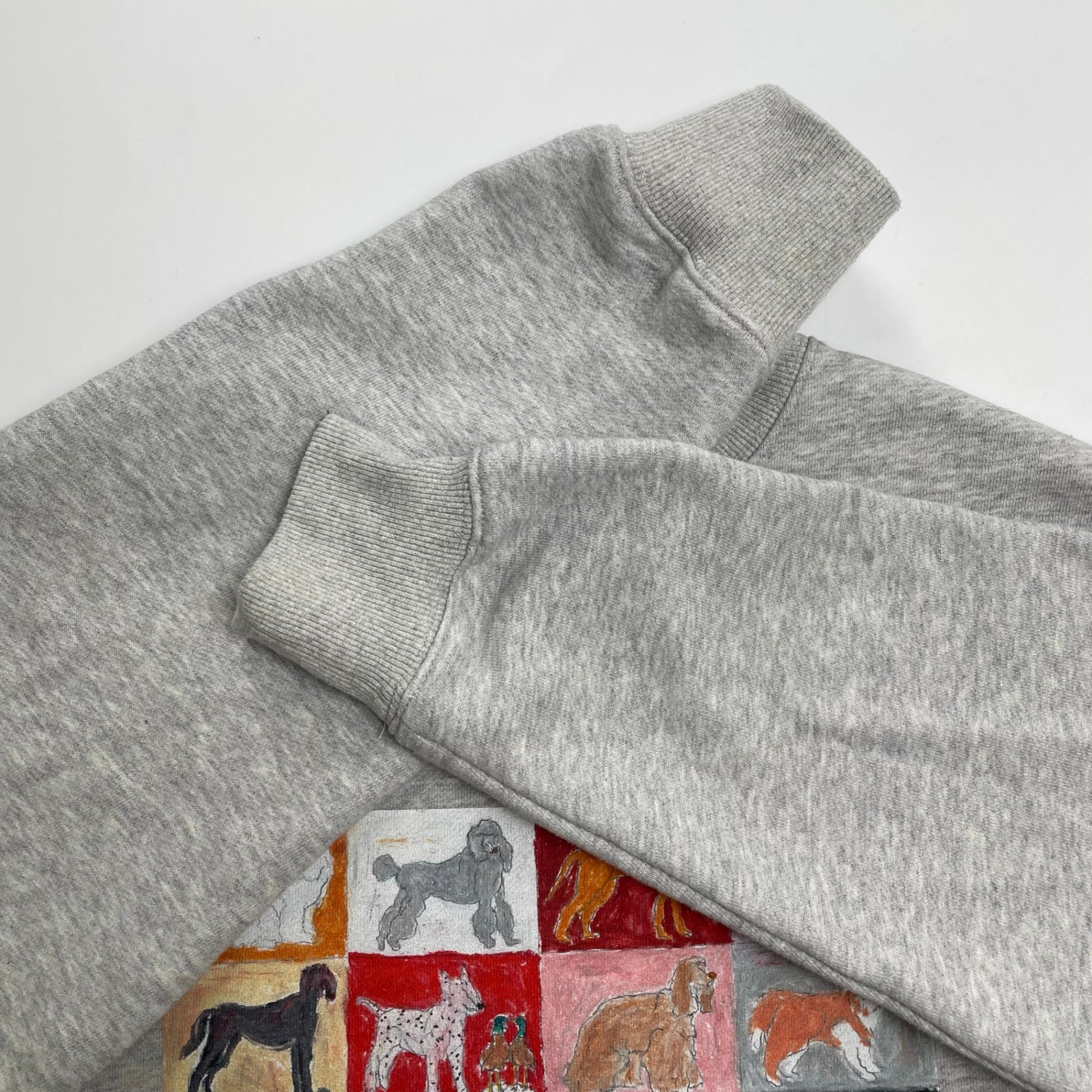 CONVENIENCEYOUNG × common gull products / dog and common gull sweat グレー SIZE:S