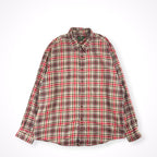 J.CREW / 90s香港製チェックシャツ SIZE：XL