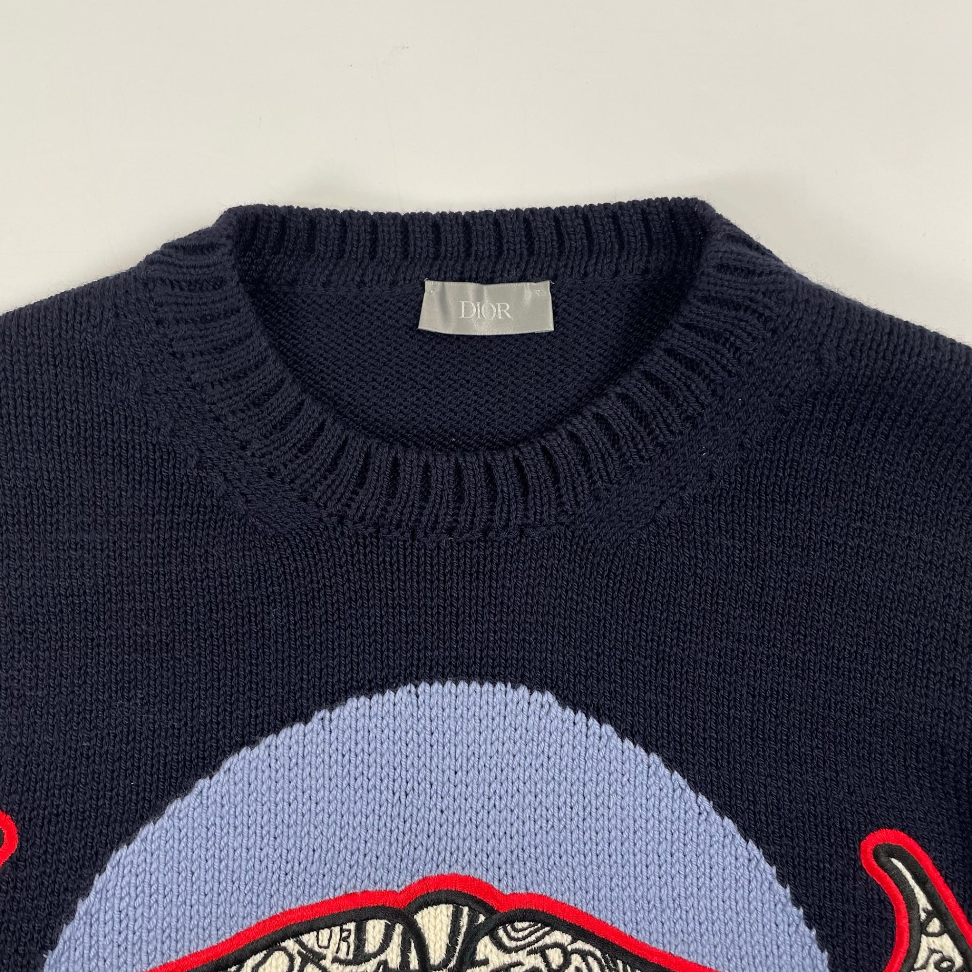DIOR HOMME × Stussy / コラボ DIOR AND SHAWN BULL Sweater SIZE:S
