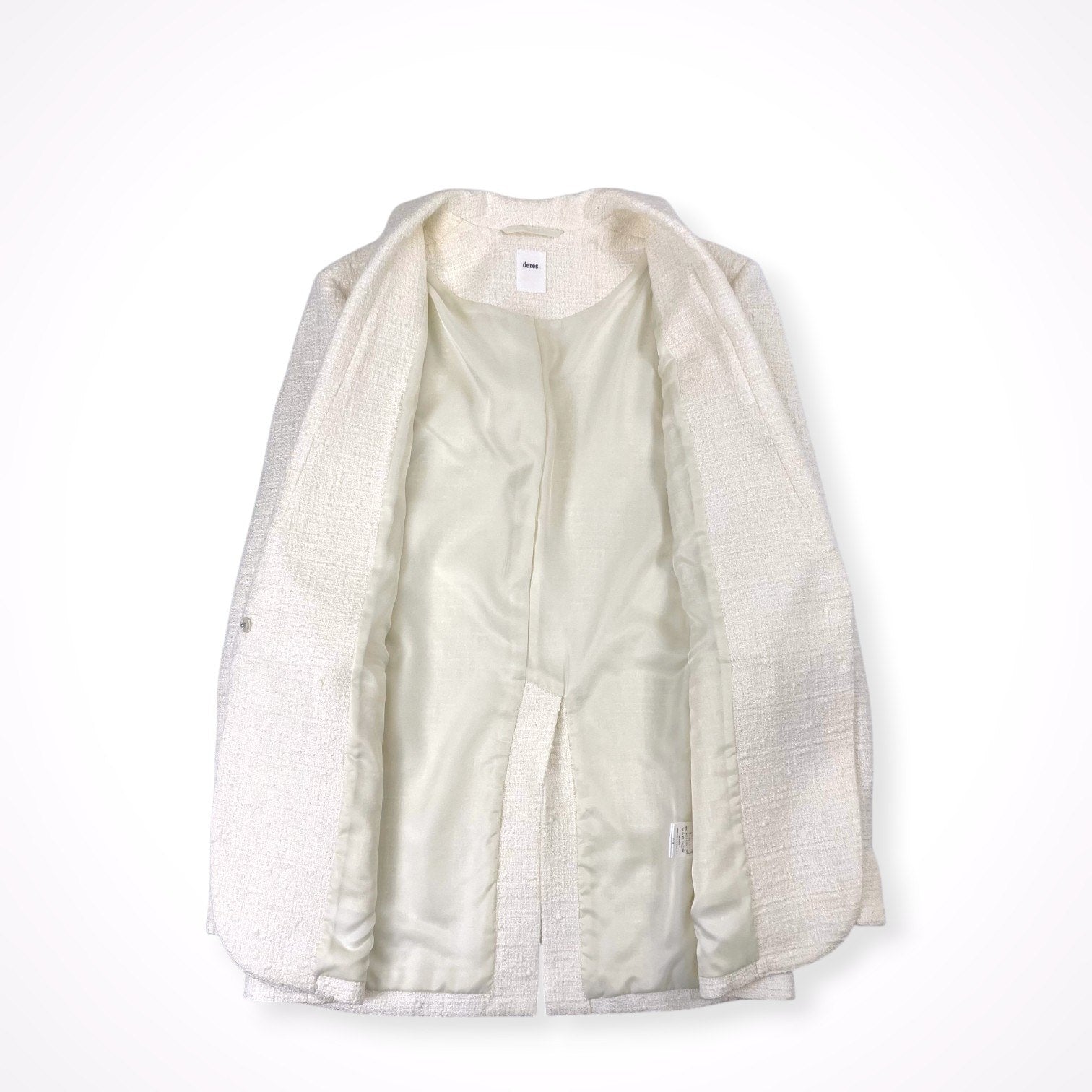 deres / シーンレスツイードジャケット 参考定価：45,000+tax SIZE：FREE