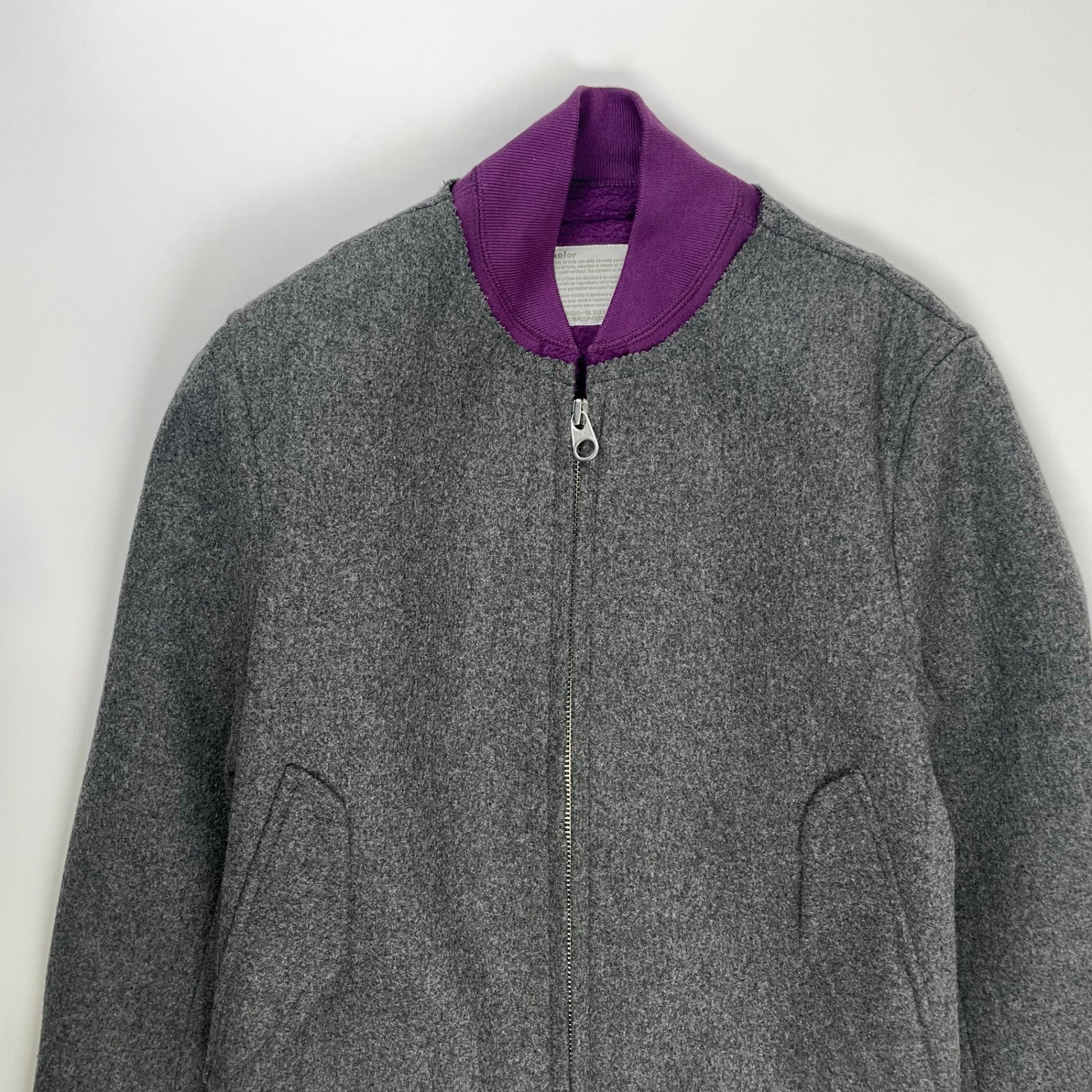 kolor カラー / バーシティジャケット 12AW 参考定価：65,000+tax SIZE:1