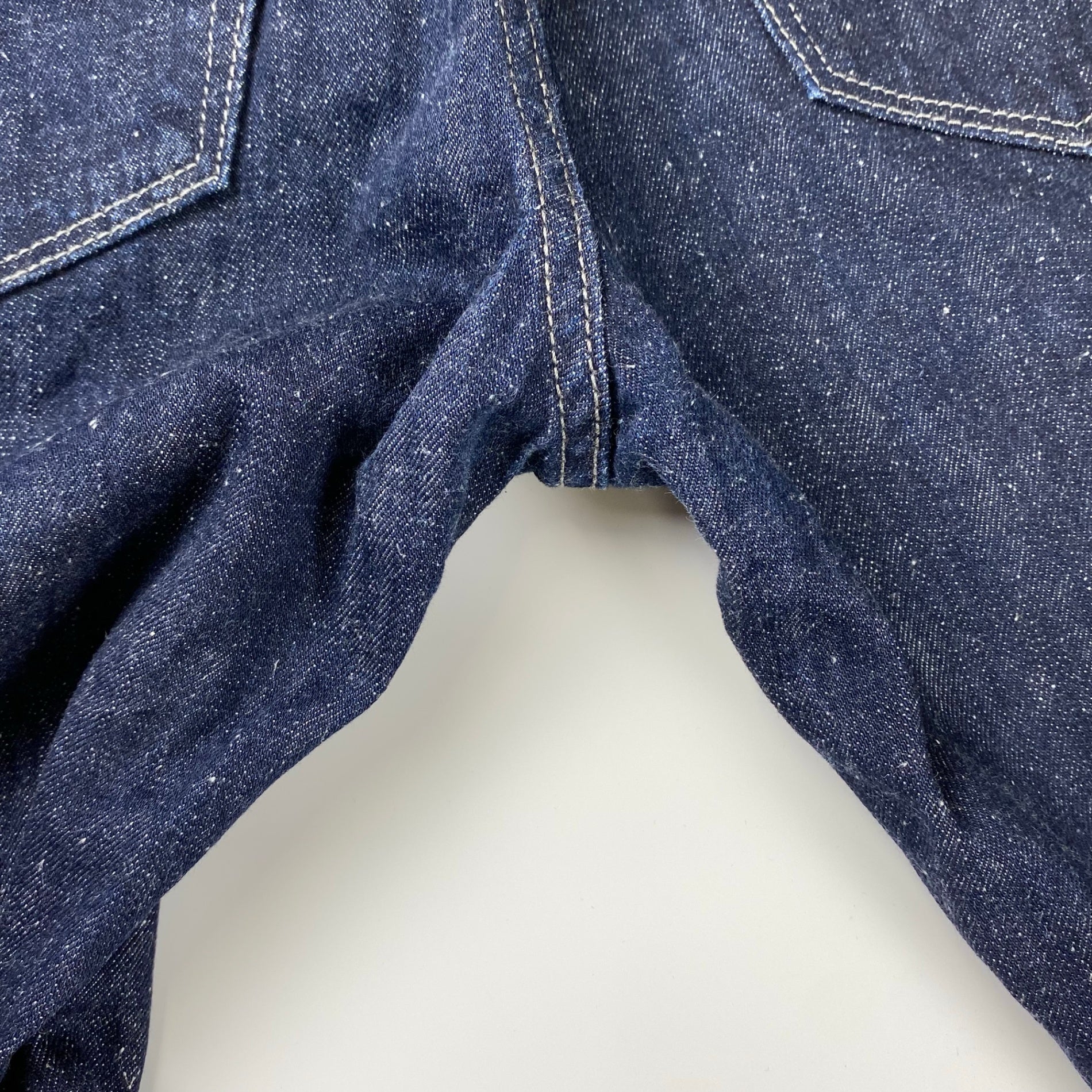 EMPORIO ARMANI エンポリオ アルマーニ / エンブレム デニムパンツ 裾ダブル SIZE：W30