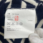 PLAY COMME des GARCONS プレイ コムデギャルソン / ハートロゴ ウールボーダーニット SIZE：S