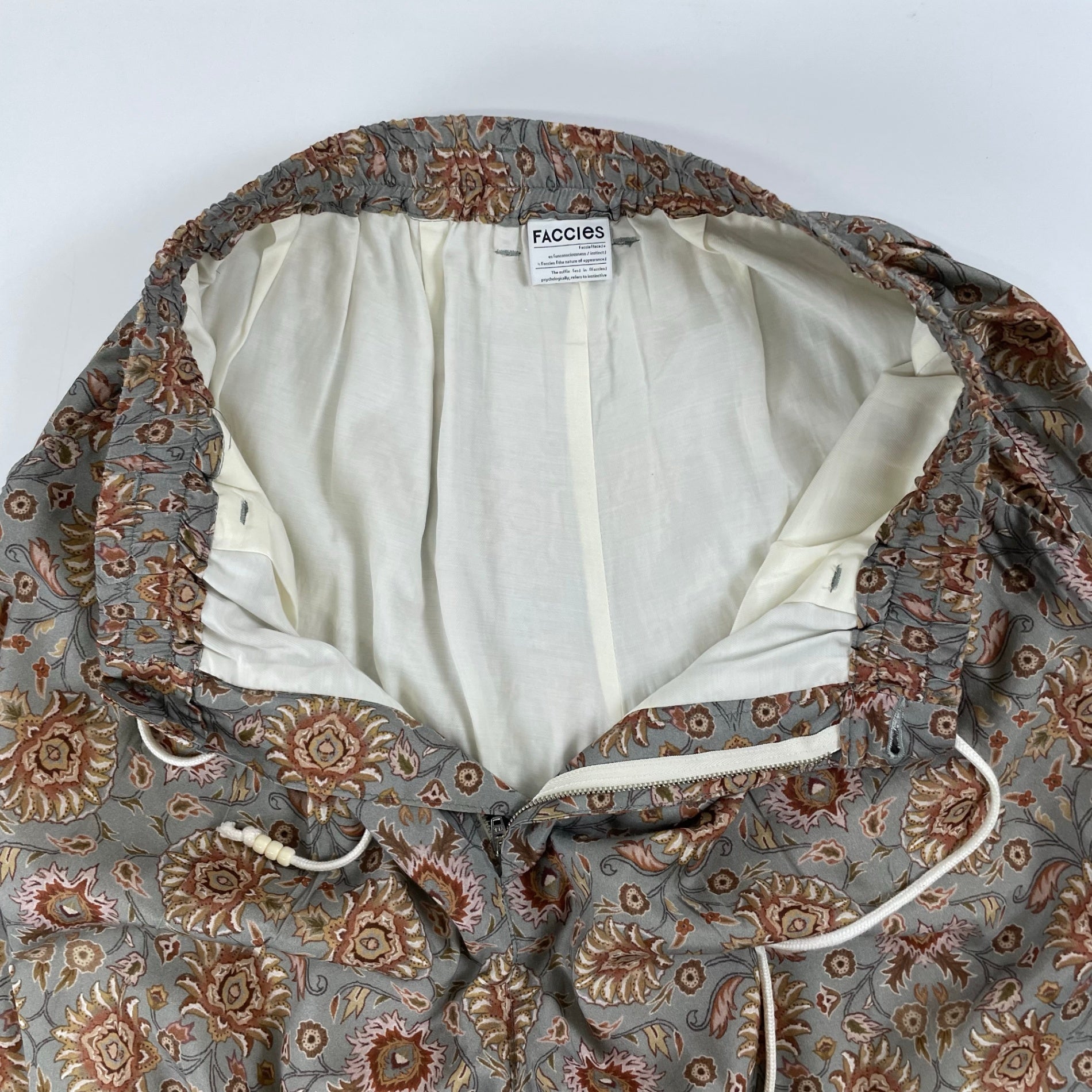 FACCIES / Oriental Pattern Rayon Long Pants 参考定価：38,000+tax SIZE:2