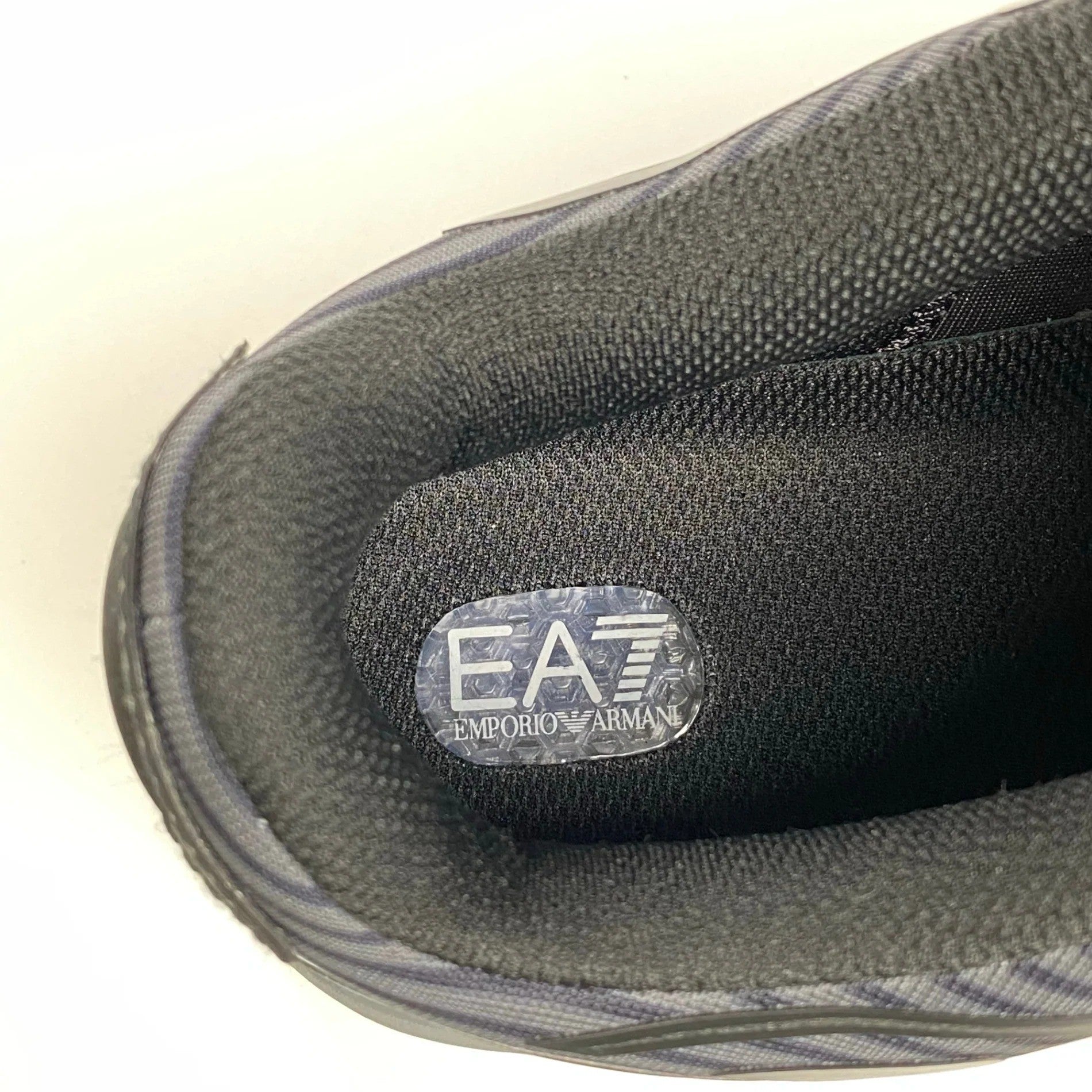 EMPORIO ARMANI エンポリオ アルマーニ / ローカットスニーカー ロゴ 厚底 ネイビー×ブラック 参考定価：45,000程度 SIZE:26cm程度