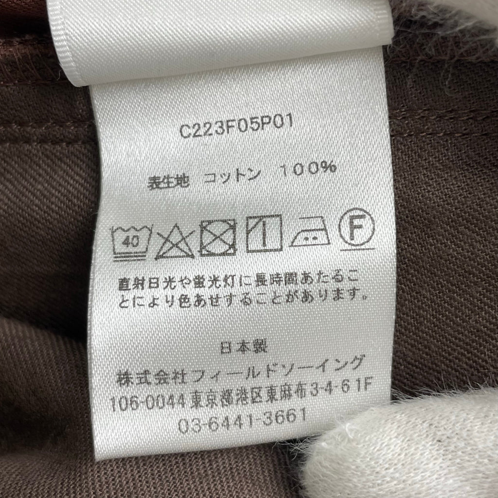 Cale カル / コットンギャバジンカーゴパンツ L'ECHOPPE取り扱い 参考定価：50,000+tax SIZE:4
