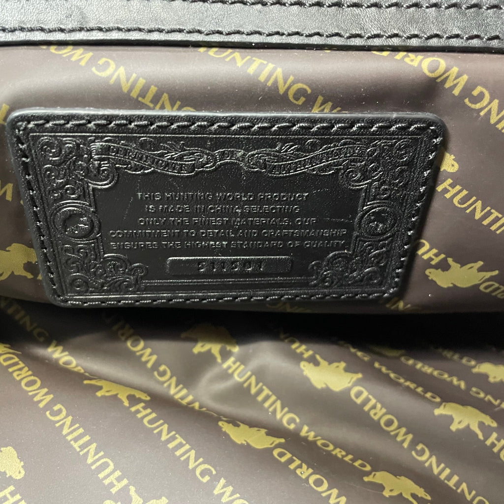 HUNTING WORLD × MERCEDES BENZ ハンティングワールド メルセデスベンツ / コラボ ボストンバッグ Classic Duffles ブラック