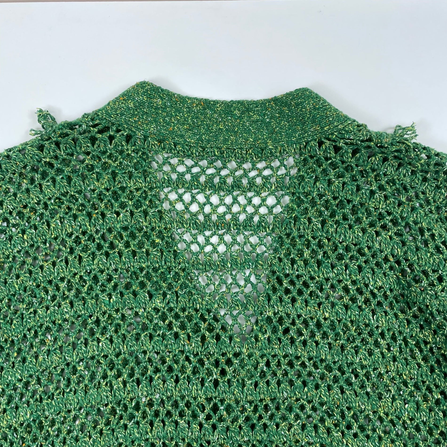 crepuscule x rroomm / シルクMIX crochet cardigan 参考定価：30,000+tax SIZE:FREE