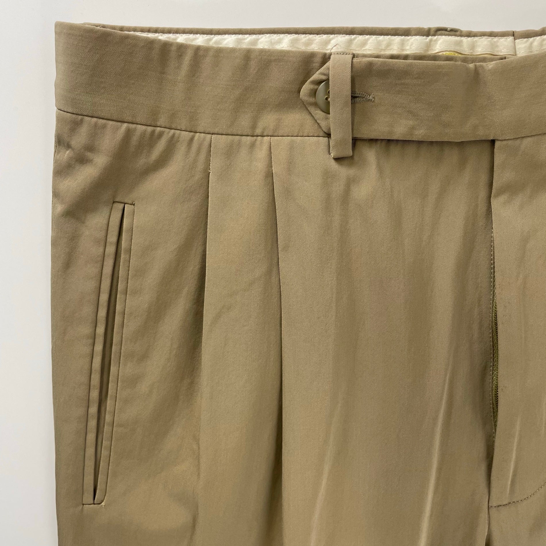 GIORGIO ARMANI ジョルジオアルマーニ / 80s BORGO21 ヴィンテージ ギャバジンスラックス SIZE:W90