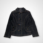 SONIA by SONIA RYKIEL ソニア バイ ソニアリキエル / ビッグボタン タイトデニムジャケット 参考定価：40,000程度 SIZE:40