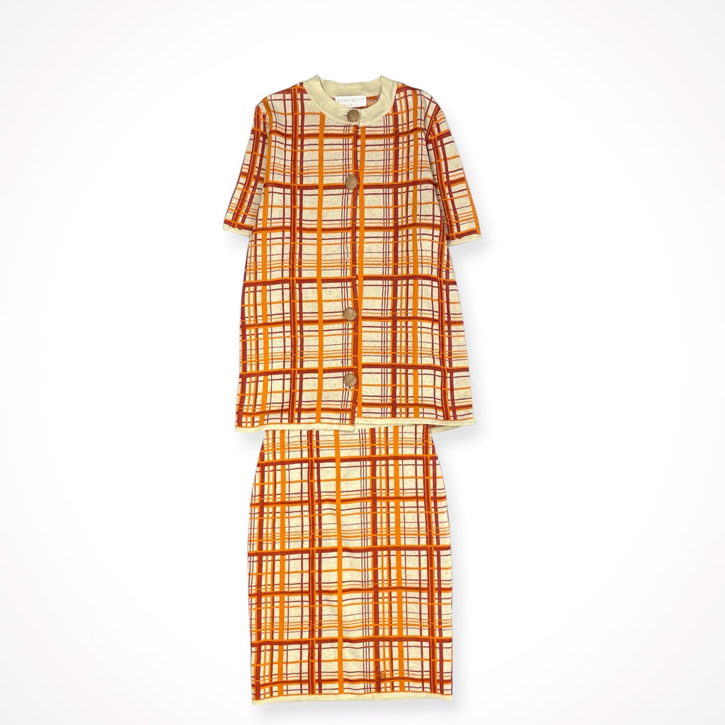 NINA RICCI / セットアップニットジャケット イタリア製 参考定価：150,000程度 SIZE:2