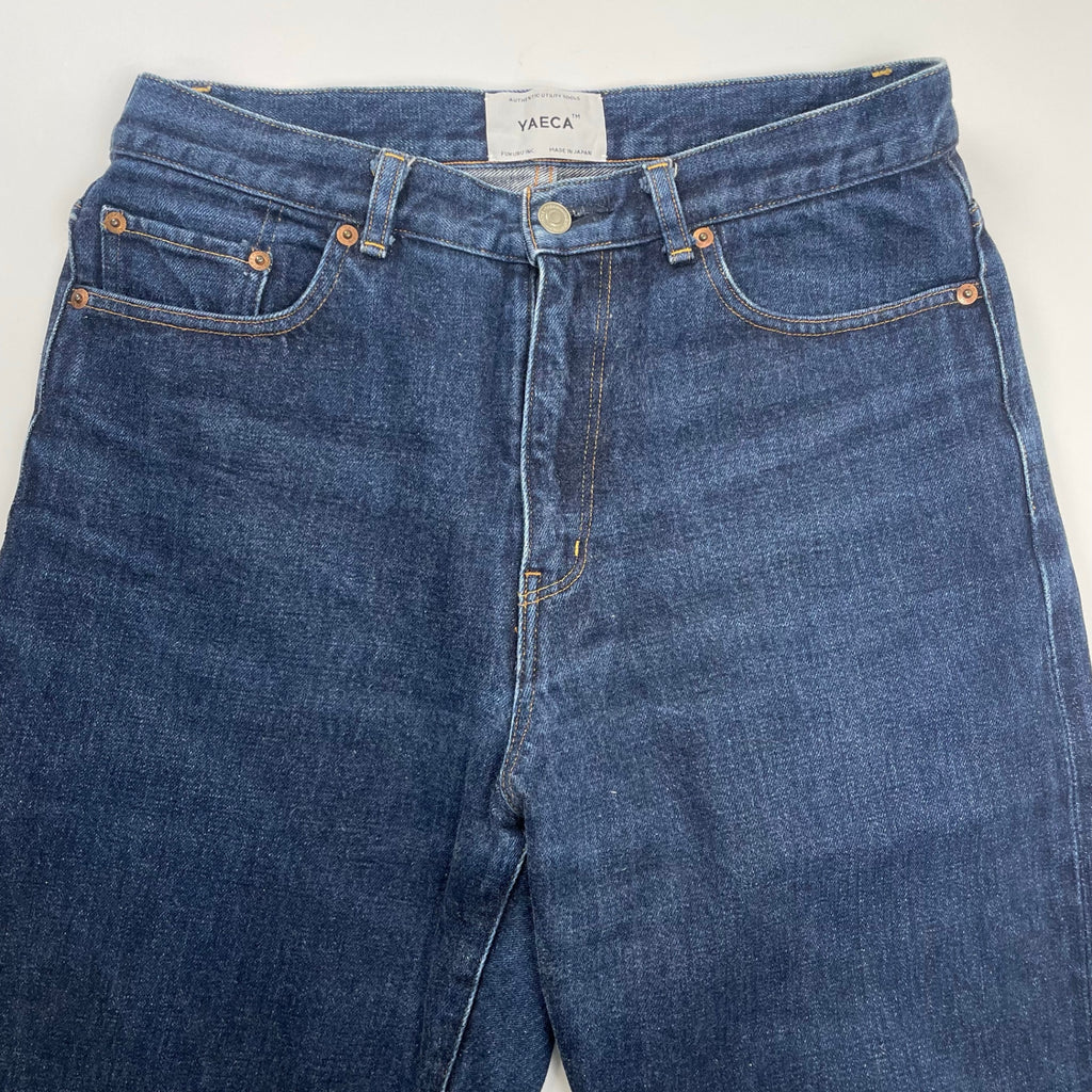 YAECA ヤエカ / セルビッジワイドデニムパンツ 参考定価：25,000程度 SIZE:W82cm