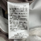 STUDIO NICHOLSON スタジオ ニコルソン / SORTE PEACHED COTTON TWILL PLEAT PANTS ワイドパンツ 参考定価：43,000+tax SIZE:1