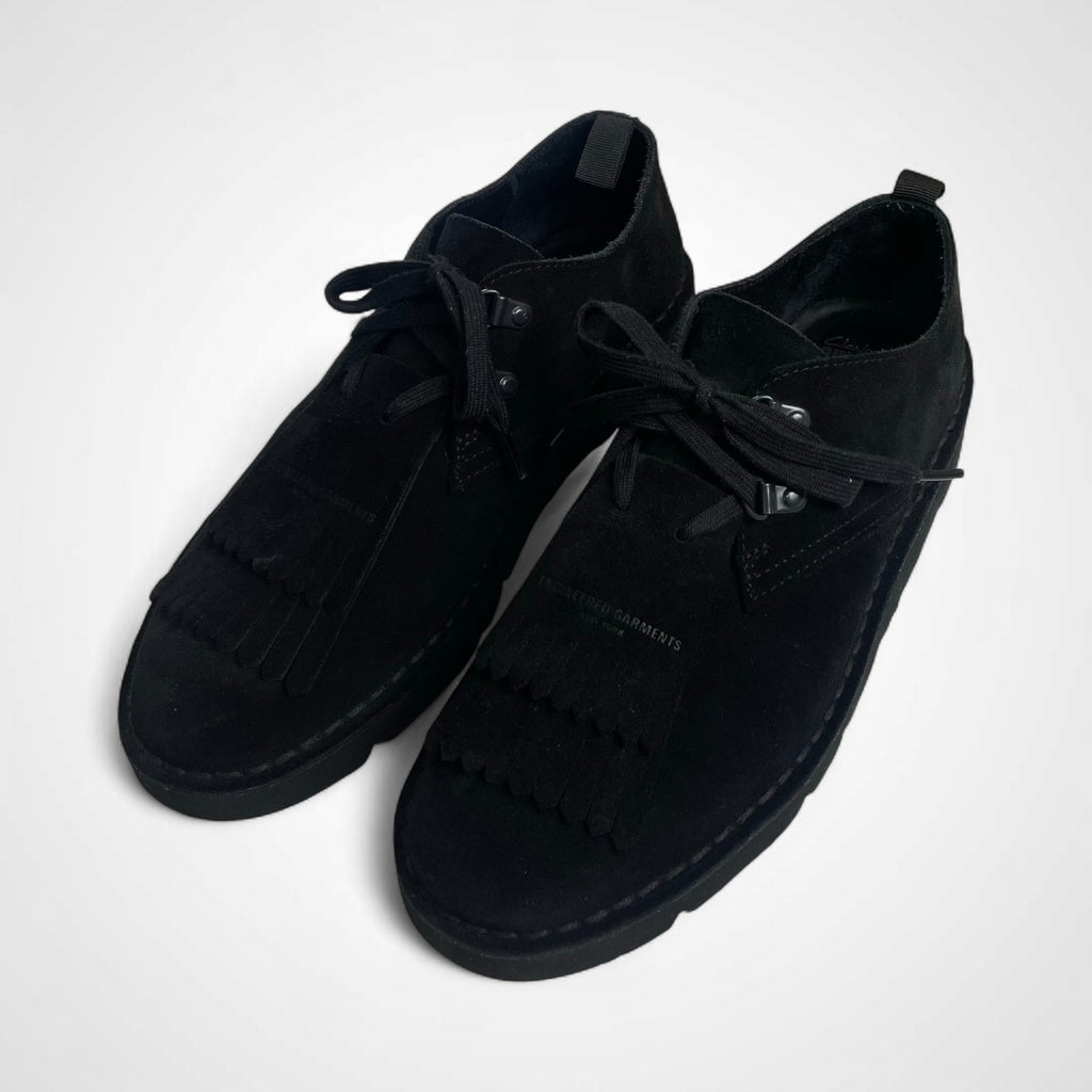 ENGINEERED GARMENTS × Clarks エンジニアドガーメンツ クラークス / DESERT KHAN EG スウェード 極美品 箱・替え紐付 参考定価：29,000+tax SIZE:26cm