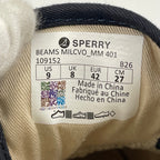 BEAMS PLUS × SPERRY TOP SIDER / MIL CVO ローカットスニーカー 極美品 参考定価：12,000+tax SIZE:27cm