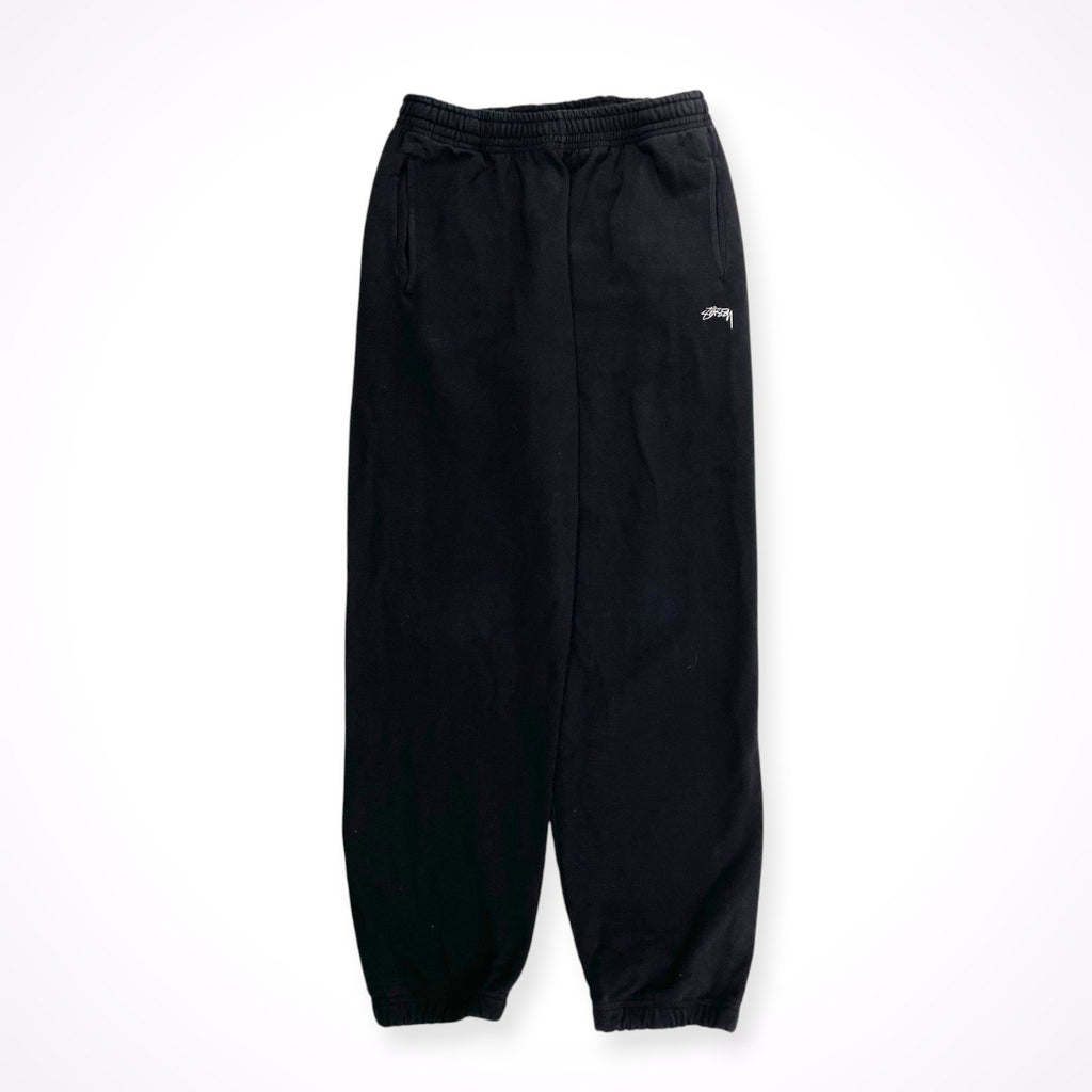 stussy / 刺繍ロゴスウェットパンツ ブラック SIZE:M