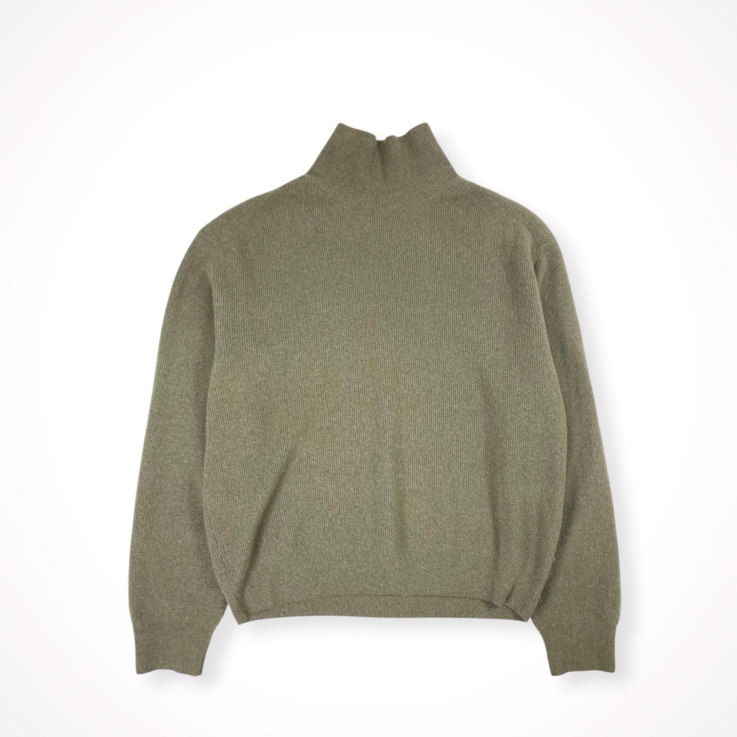 LEMAIRE / リブタートルネックニット 参考定価：90,000程度 SIZE:L