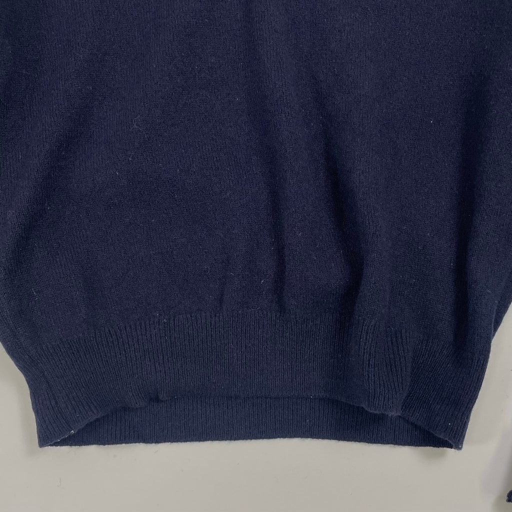 Burberry's バーバリーズ / ヴィンテージエンブレムVネックニット スコットランド製 SIZE：38