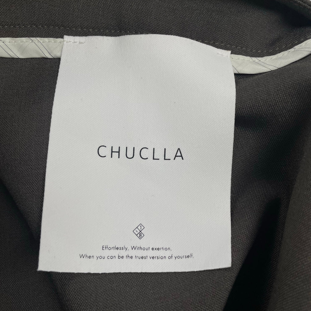 CHUCLLA チュクラ / センタークリース フレアスラックス ブラウン 参考定価：11,000程度 SIZE:L