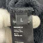 Fax Copy Express / クロップドスウェットフーディー ブラック SIZE:L