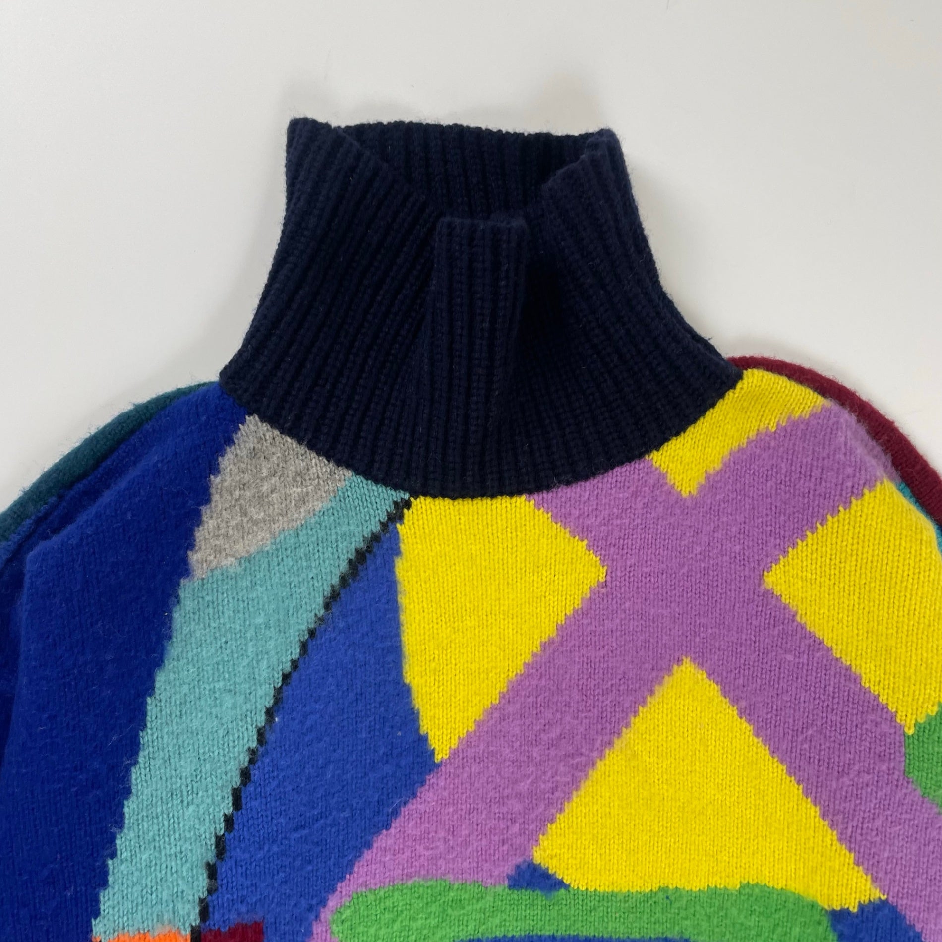 sacai × KAWS サカイ カウズ / Jacquard Knit Pullover タートルネックニット 参考定価：90,000+tax SIZE:3