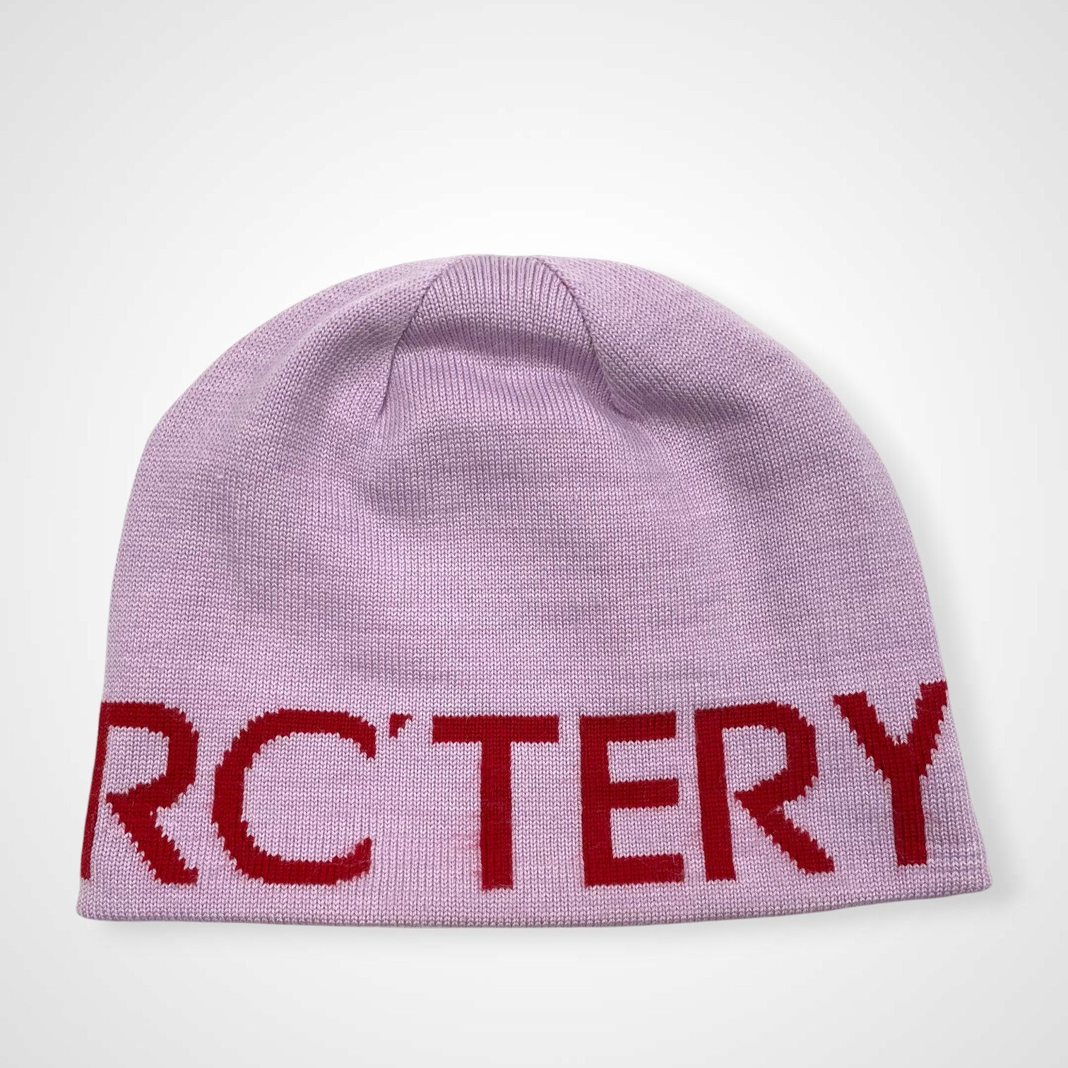 ARC’TERYX アークテリクス / WORD HEAD TOQUE ニットビーニー ロゴ ピンク×レッド