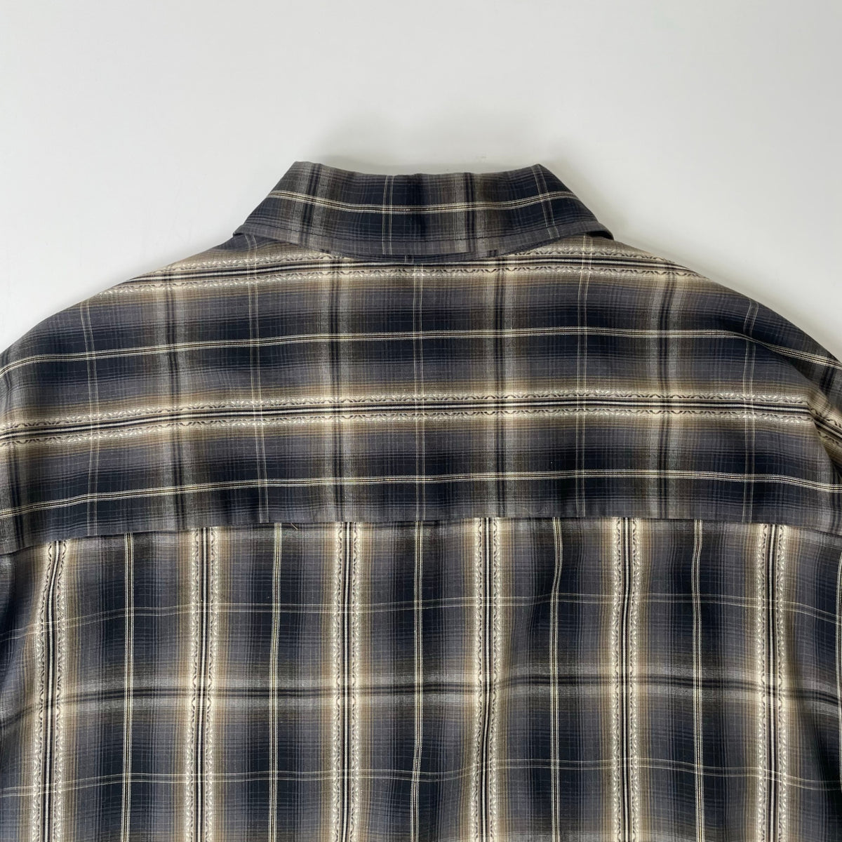 GREASER / シャドーチェックシャツ 参考定価：18,000程度 SIZE:XL