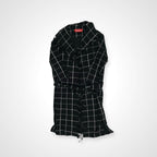 VIRGINIA BIZZI ヴァージニア ビッツィ / フリンジチェックライトコート H.P. FRANCE取り扱い 参考定価：60,000程度