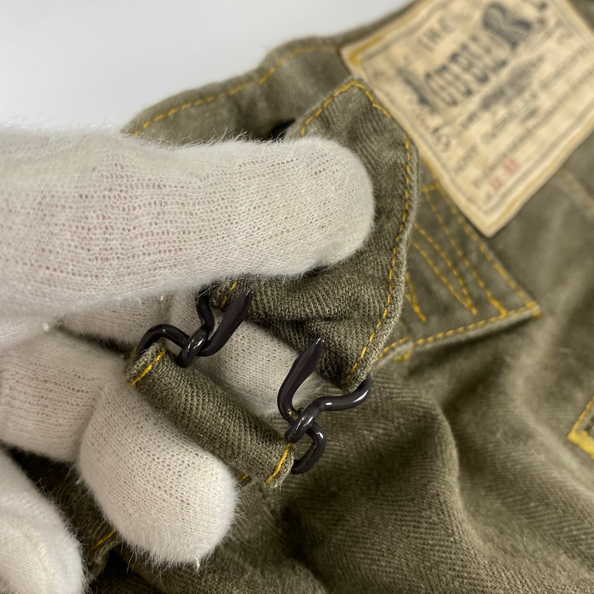 RRL ダブルアールエル / オフィサーリネンコットンヘリンボーンパンツ 23SS 参考定価：52,000+tax SIZE:28×30