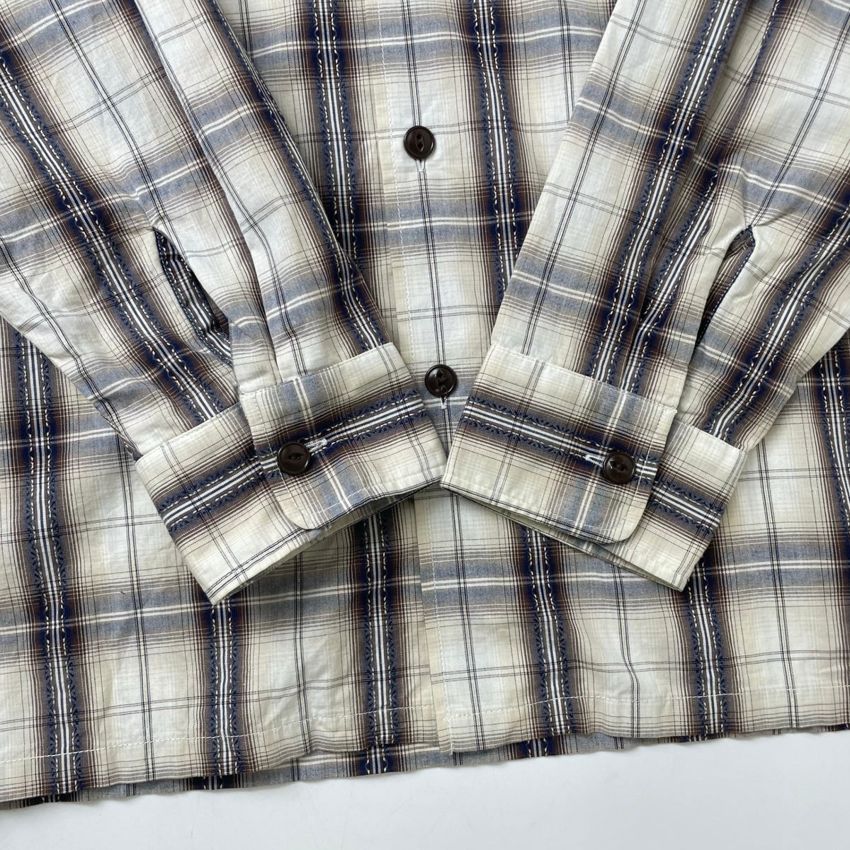 GREASER / シャドーチェックシャツ 参考定価：18,000程度 SIZE:XL