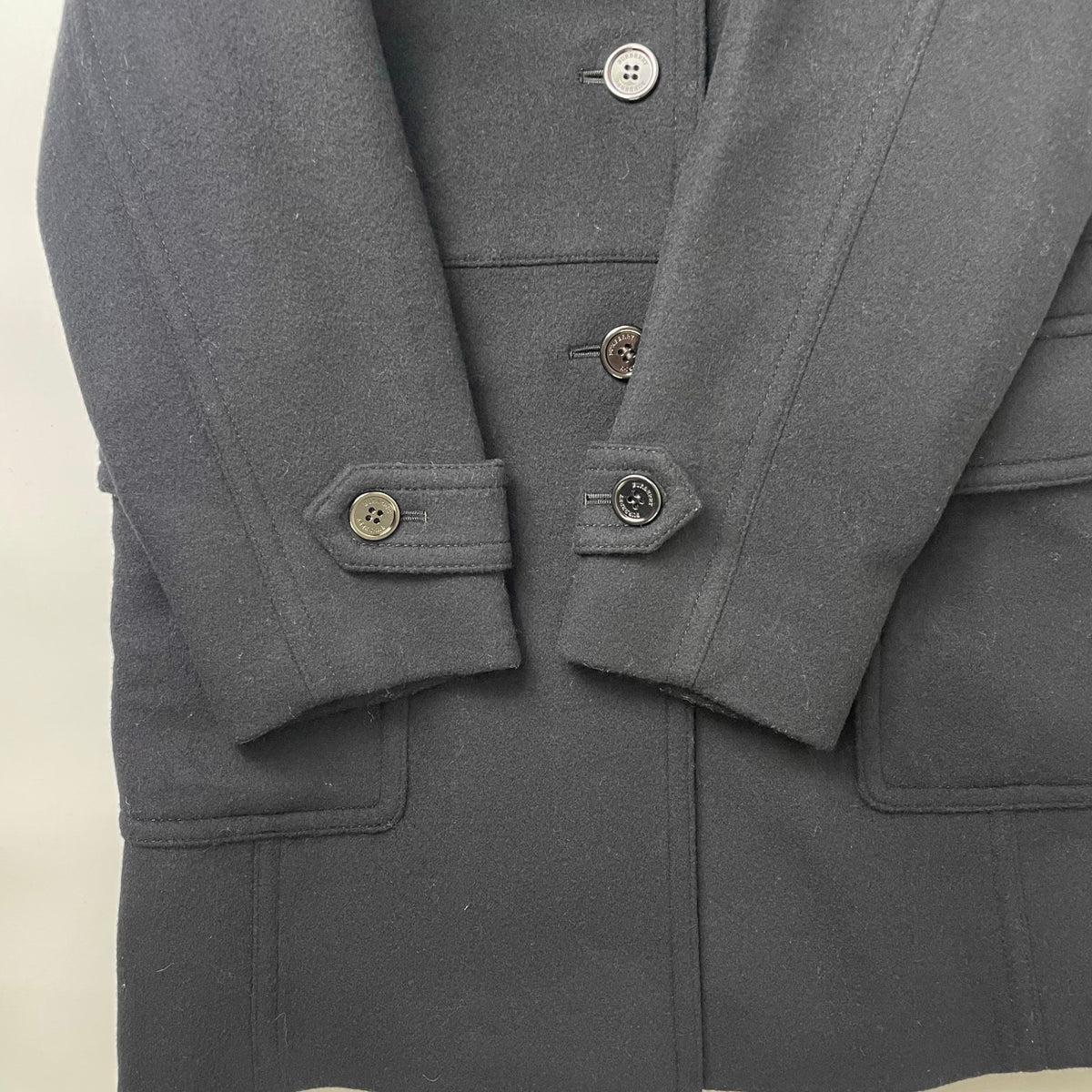 BURBERRY LONDON / ウールMIXメルトンコート 参考定価：140,000程度 SIZE:38