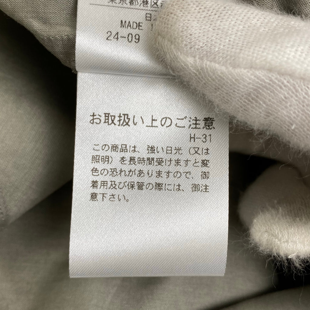 MARGALET HOWELL マーガレット ハウエル / WASED COTTON POPLIN ポプリンシャツ 24年 美品 参考定価：36,000+tax SIZE:1