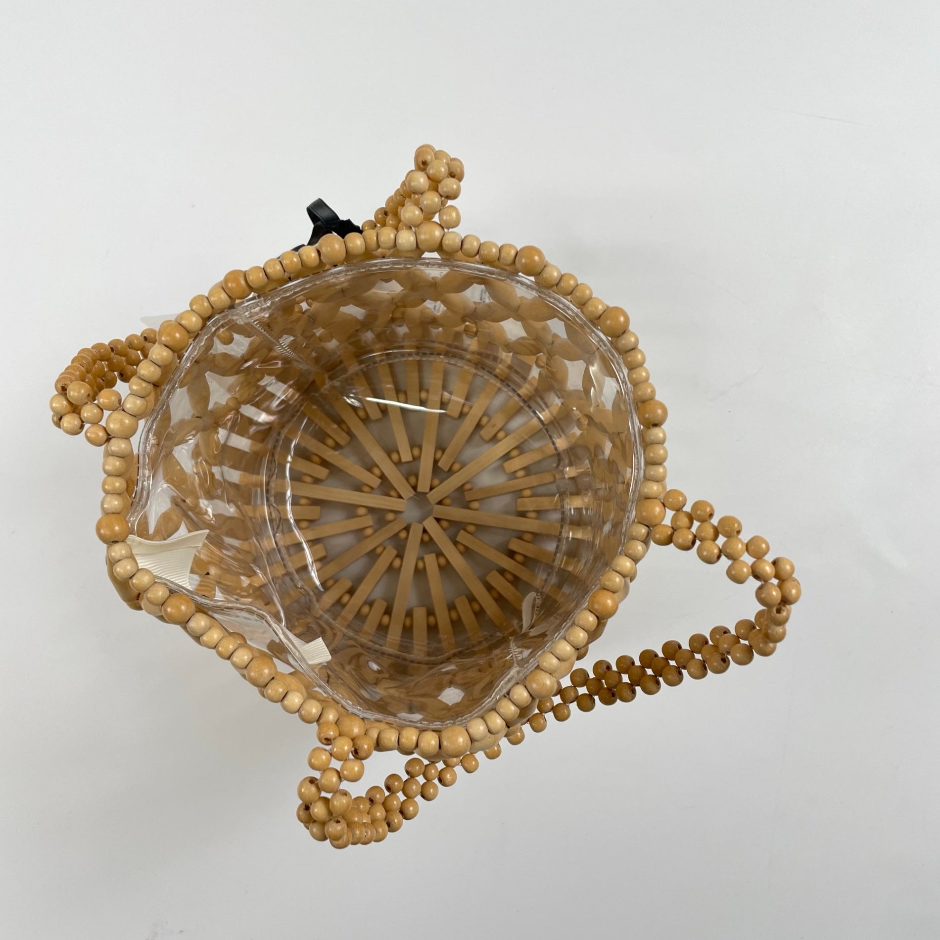 MARCHER マルシェ / ウッドビーズハンドバッグ 参考定価：18,000+tax 未使用品