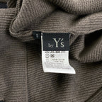 Y's ワイズ ヨウジヤマモト RISMAT by Y's / 20AWコレクションアイテム ニットサロペット モカブラウン SIZE:2
